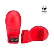 Перчатки для каратэ Adidas Tokaido. Цвет красный фото